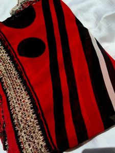 red saree