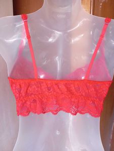 Lace Bralette - Red