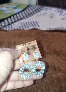 Price Drop Combo Of Black N White Diomond Earrings