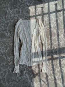 handmade white shrug