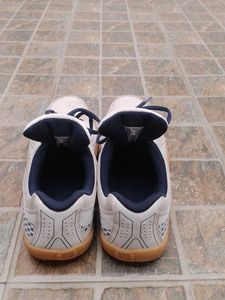 Nivia White &amp; Blue Casual Shoes