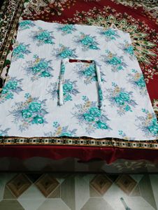 Floral Dupatta with Matching Scarf