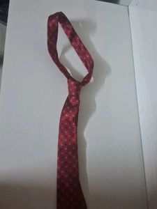 Classic Red Patterned Tie