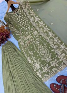 Elegant Embroidered Kurta Set