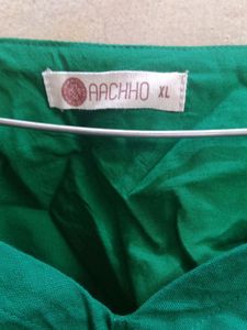 AACHHO Women's Stylish Green Lehnga Choli