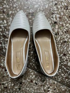 White Heels - Only Wore Once.
