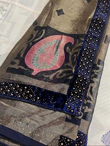 Elegant Grey Saree