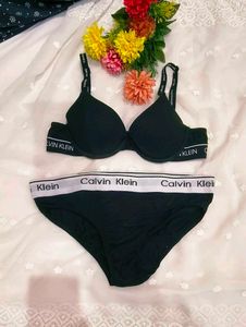 Calvin Klein CK bra with brief set