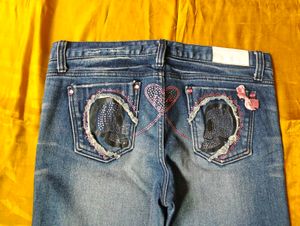 Embellished Flare Jeans with kurti