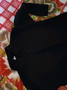 Men's Classic Black Long Sleeve Shirt
