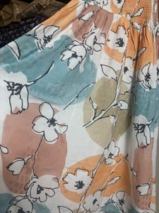 “Hay” Boho Floral pastel Maxi Dress