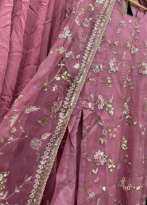 Stunning Pink Embroidered Lehenga Choli
