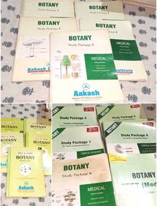 16 Aakash Botany Study Packages Set