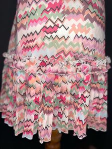 Chic Geometric Print Midi Dress