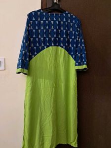 Sangria: Green Blue Kurta