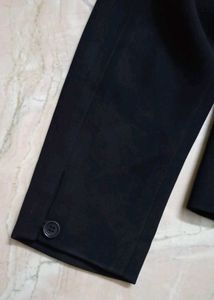 Ann Taylor Petites Black Crepe Blazer