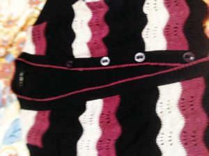 Chic Chevron Knit Cardigan