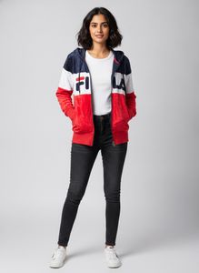 FILA Colorblock Zip-Up Hoodie
