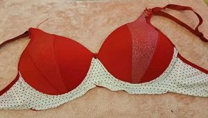 Red & White Polka Dot Bra