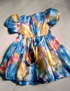 Vibrant Floral Print Dress