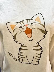 CuteCat Hoodie Top + Free Tee