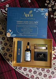 Aura Golden Glow Face Pack Set