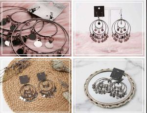 Boho Layered Hoop Earrings