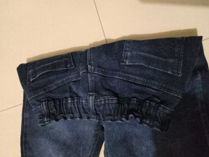 Stylish Dark Wash Denim Jeans - Set of 2