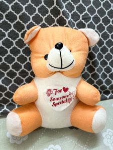 Cute Orange Teddy Bear Plush