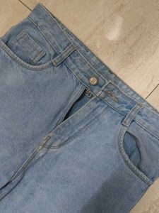 Wide Leg / straight Denim light blue  Jeans