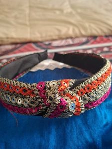 Boho Embroidered Headband