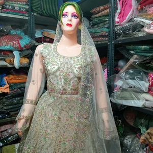 Heavy Embroidery Work Pakistani Dress