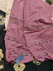 Beautiful Lavender Dupatta with Sequins