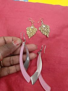 Two Pairs Of Earrings
