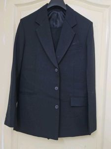 Men's Classic Black Suit Jacket and Pants