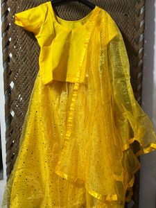 Stunning Yellow Lehenga Choli