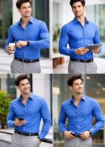 Marks & Spencer Men’s Premium Blue Shirt