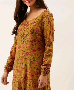 Beautiful Floral Print Kurta
