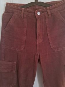 Maroon Cargo Pants