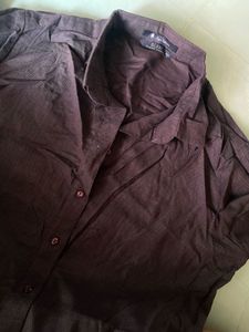 Women's Purple Button-Down Shirt