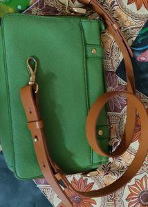 Green Crossbody Bag Charles &amp; Keith