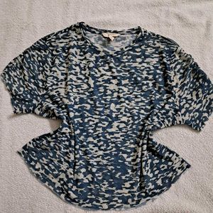 Y2k Vintage Printed Boxy Mesh Top