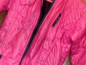 Girls Pink Winter Jacket