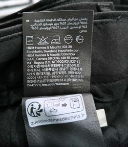 H&amp;M Black Formal Trouser