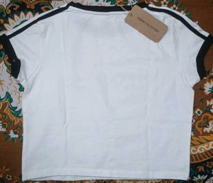 Graphic Print Crop T-Shirt