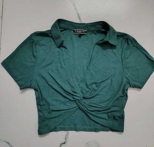 Twist Front Crop Top
