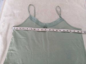 Comfortable Lace Trim Cami Top