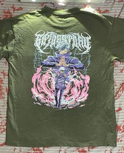 Green Graphic Boxy Tshirt