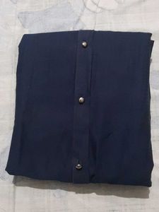 Men's Navy Blue Casual Shirt