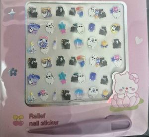 Cute Nail Art Stickers - Fashionable Designs